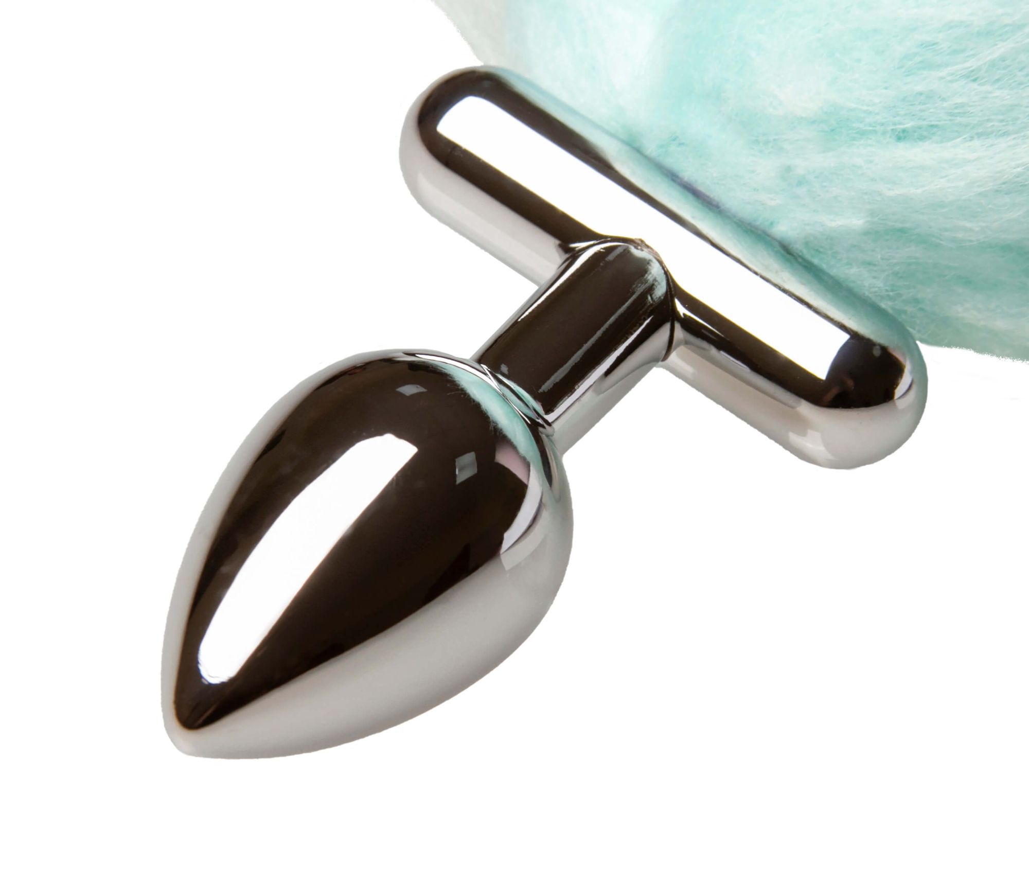 led пробка c длинным хвостом металлическая, бирюзовая в Воронеже