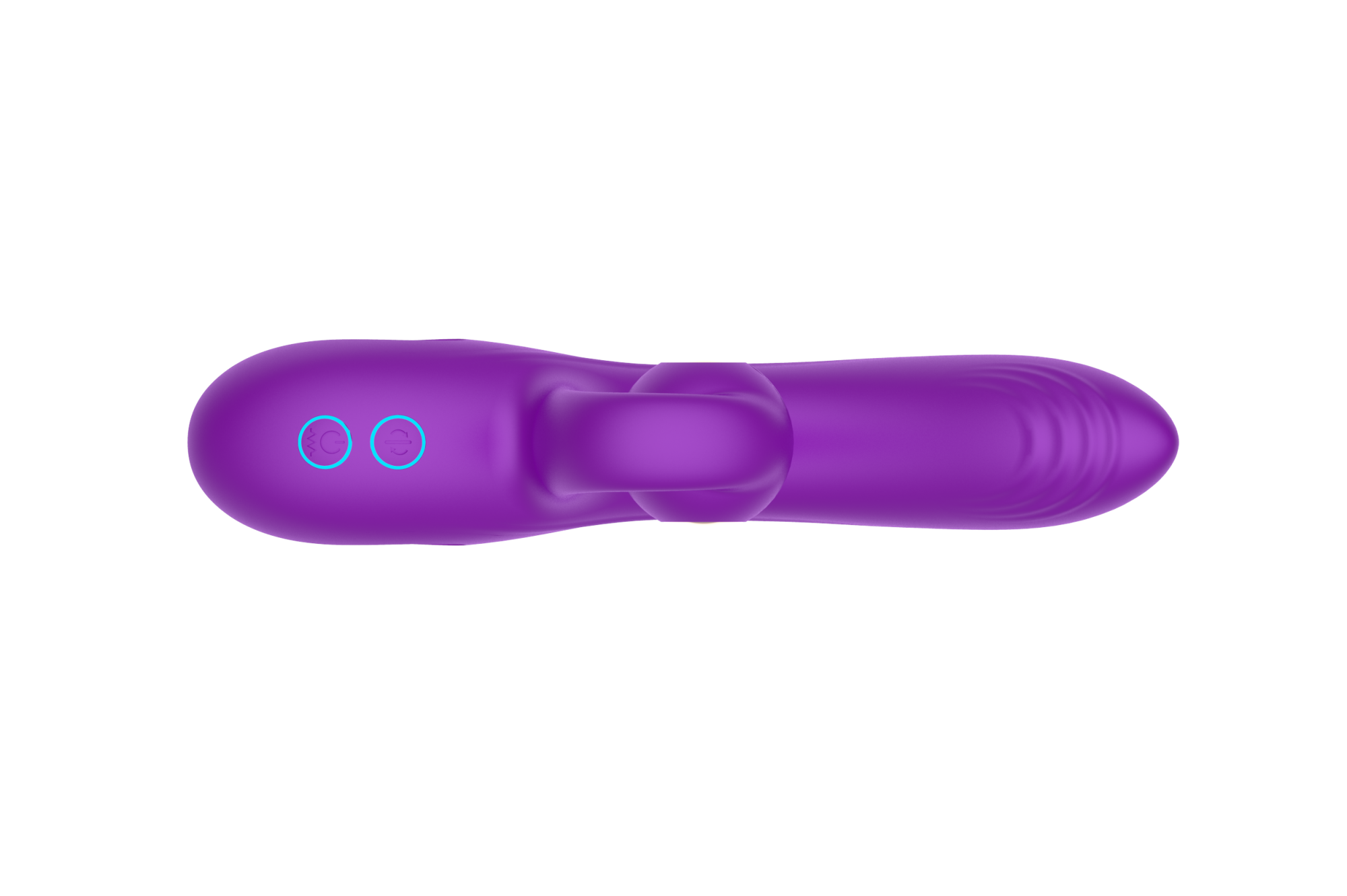силиконовый вибратор-кролик с функцией вращения sw3052-purple в Воронеже