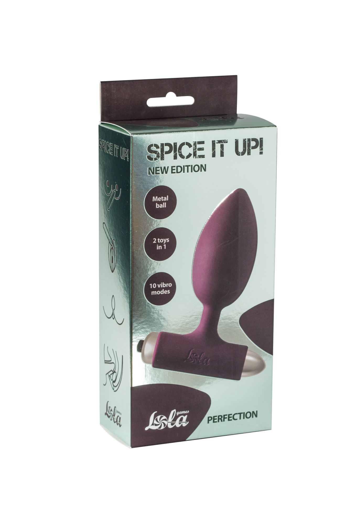 анальная пробка с вибрацией spice it up new edition perfection wine red 8014-03lola в Воронеже