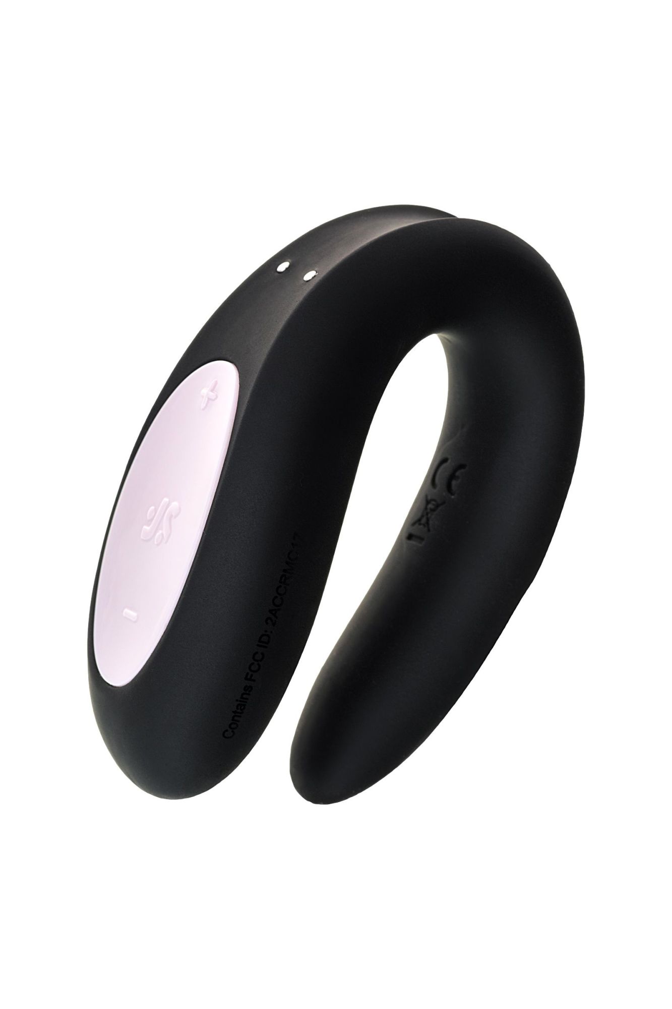 многофункциональный стимулятор для пар satisfyer partner double joy, силикон, чёрный, 18 см. в Воронеже