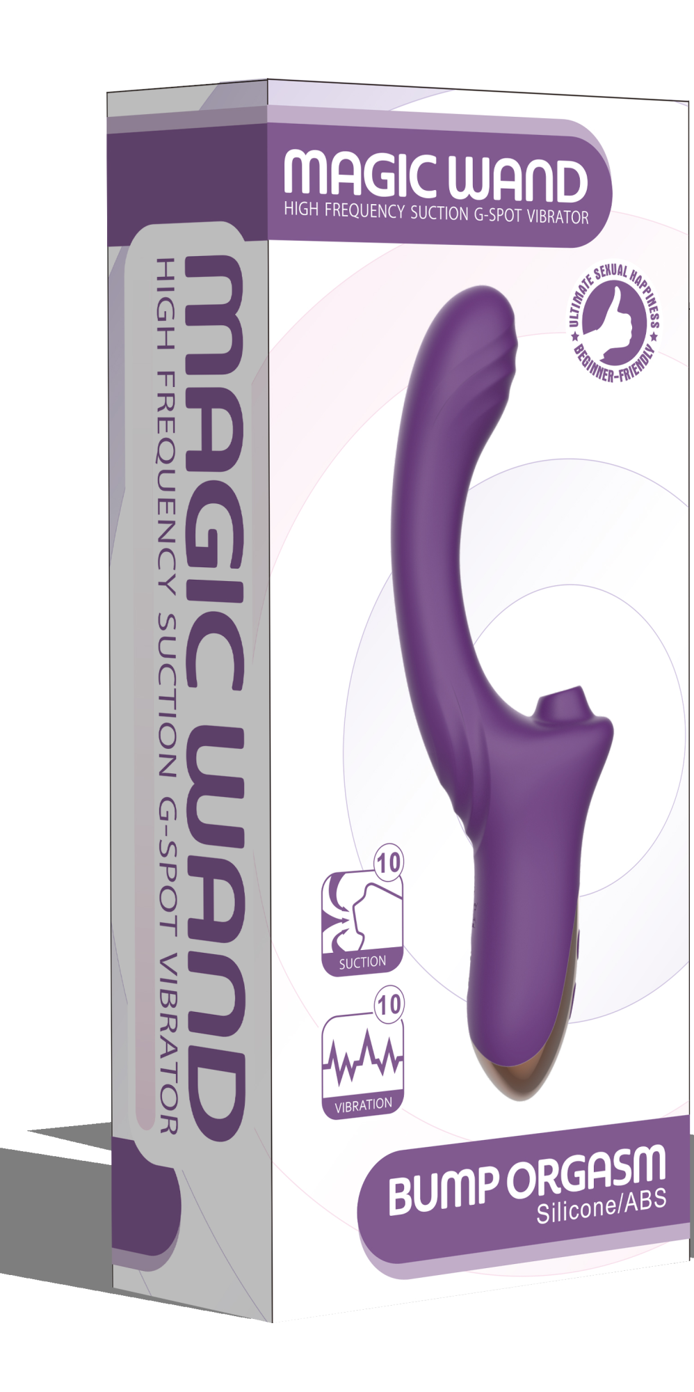 вагинально-клиторальный вибратор secwell sw3044-purple в Воронеже