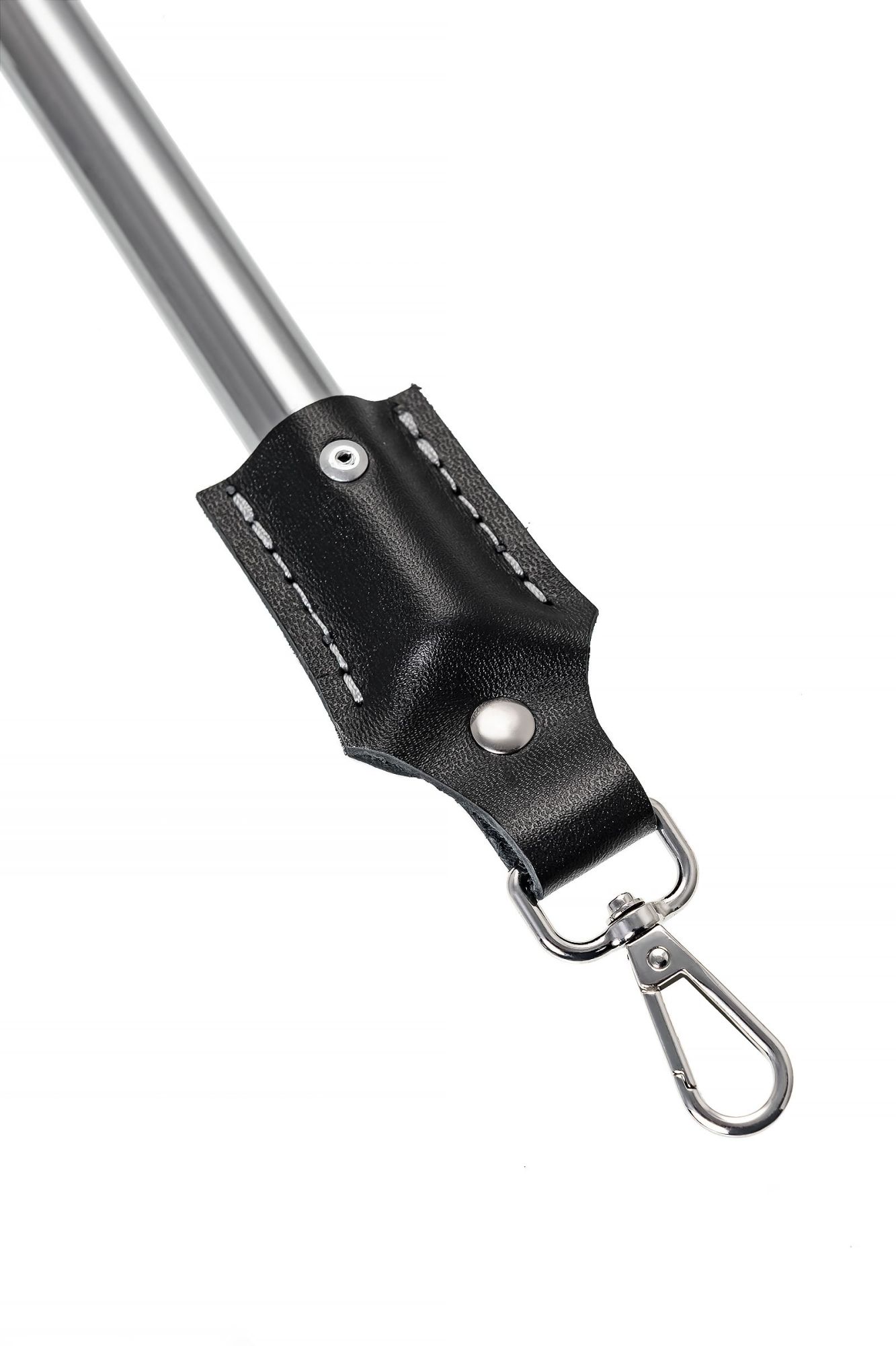 распорка большая для фиксации pecado bdsm, металлическая с карабинами, наконечники-натуральная кожа в Воронеже