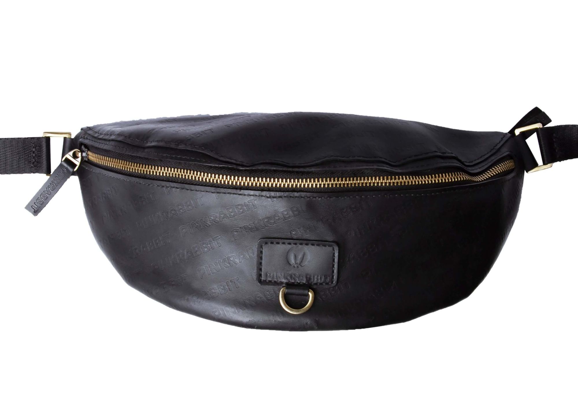 бананка черная с кольцом и принтом в Воронеже