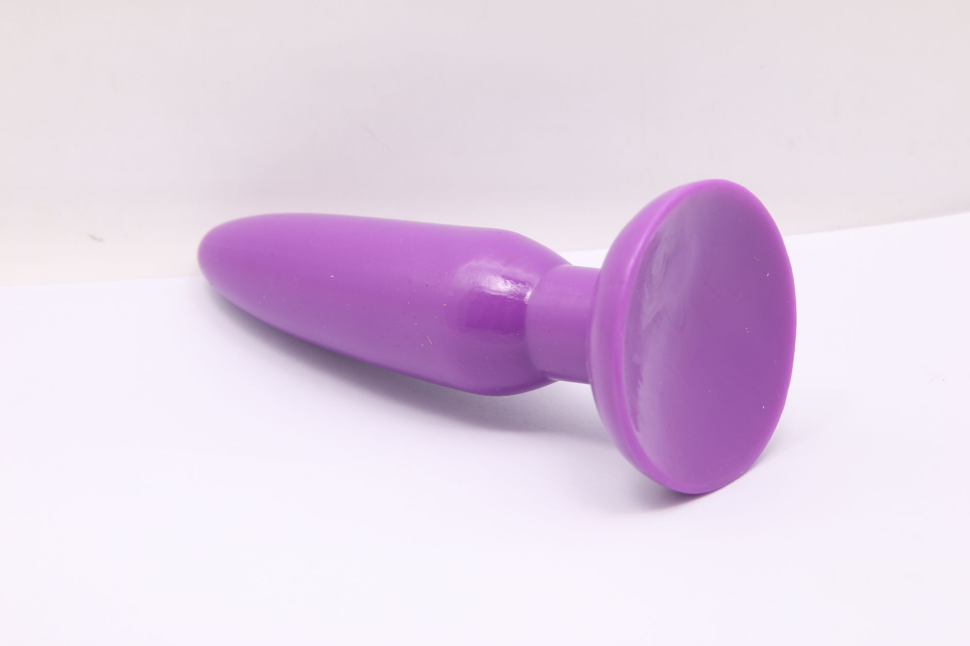 анальная пробка с присоской 3,7 см purple bi-017001r в Воронеже
