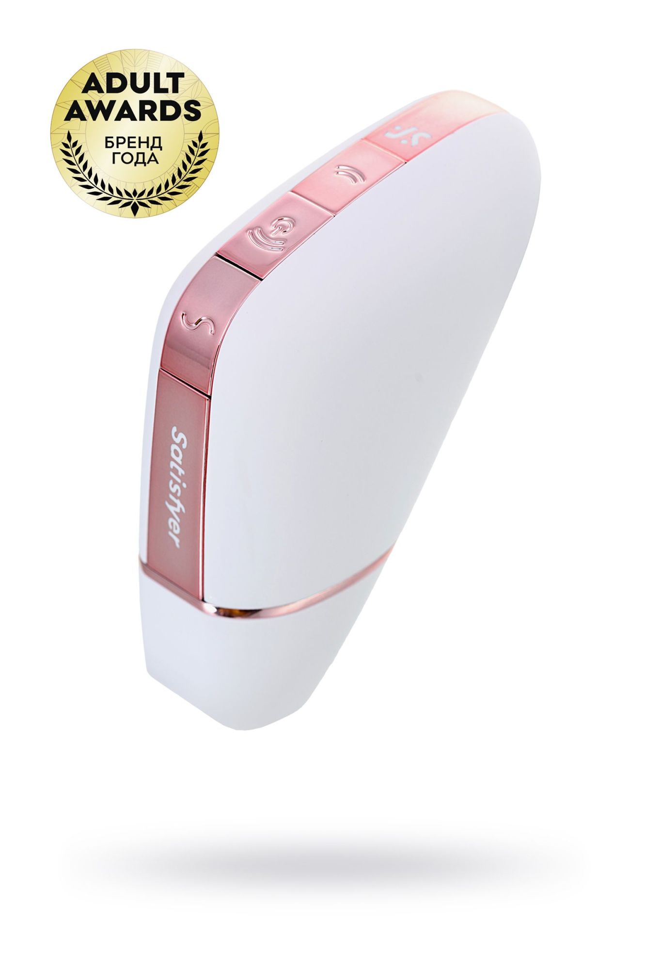 вакуум-волновой бесконтактный стимулятор клитора satisfyer love triangle, силикон, белый, 8,8 см. в Воронеже