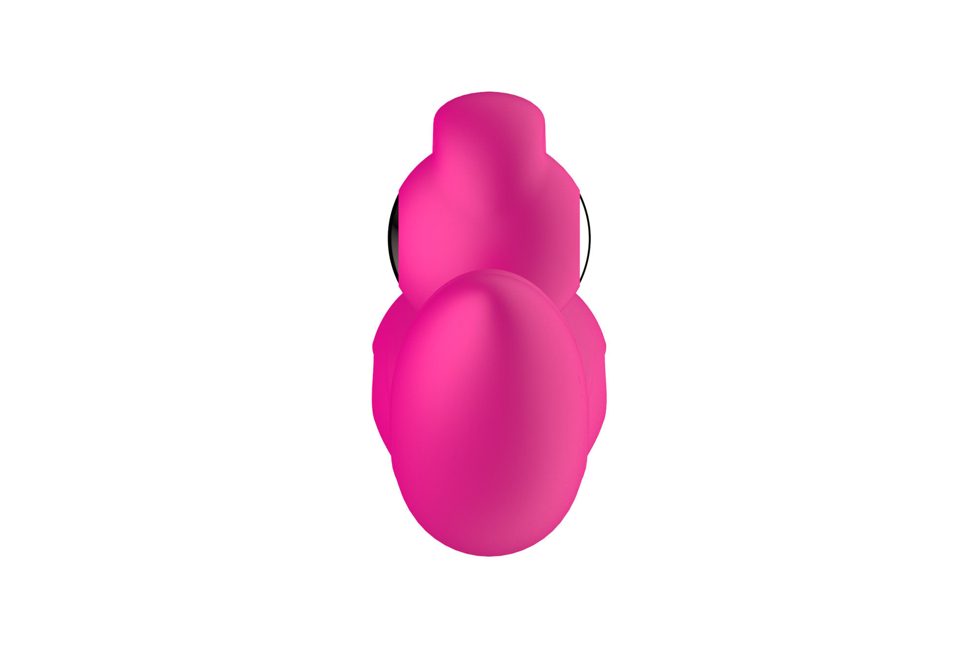 силиконовый вибратор-кролик с функцией вращения sw3052-hot-pink в Воронеже
