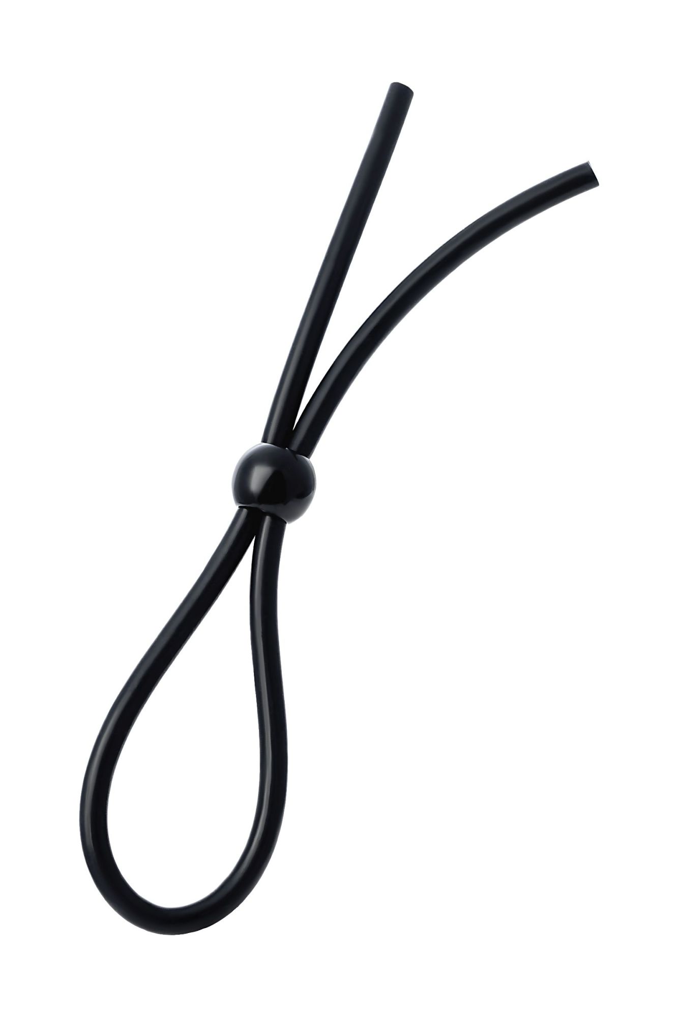 лассо на пенис a-toys by toyfa с одной бусиной, силикон, черное в Воронеже