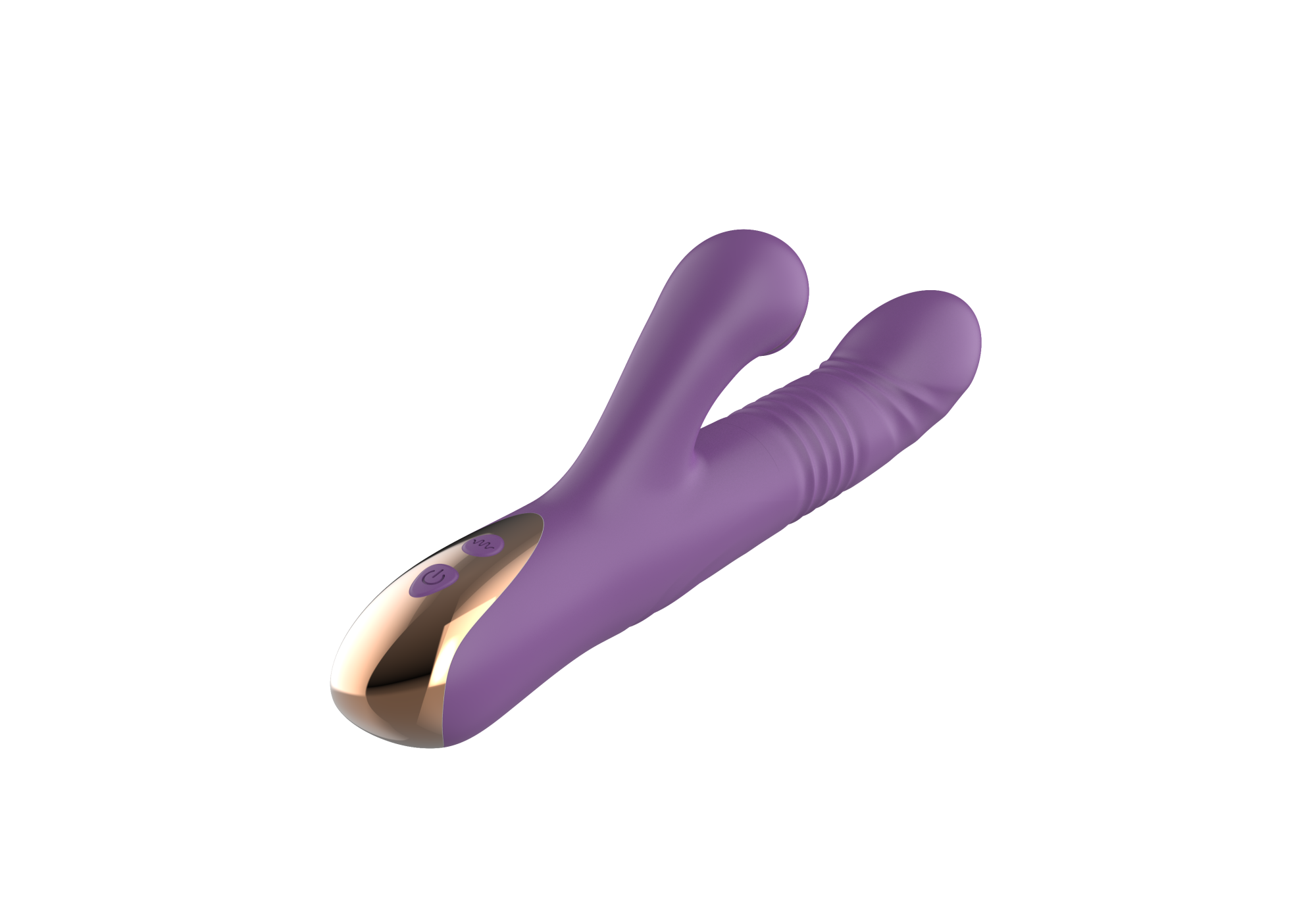 силиконовый вибратор с возвратно-поступательной стимуляцией sw24126-purple в Воронеже