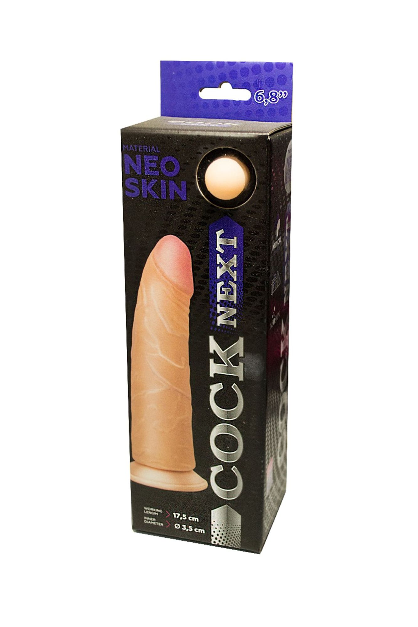 фаллоимитатор cock next lovetoy, tpr, телесный, 19 см в Воронеже