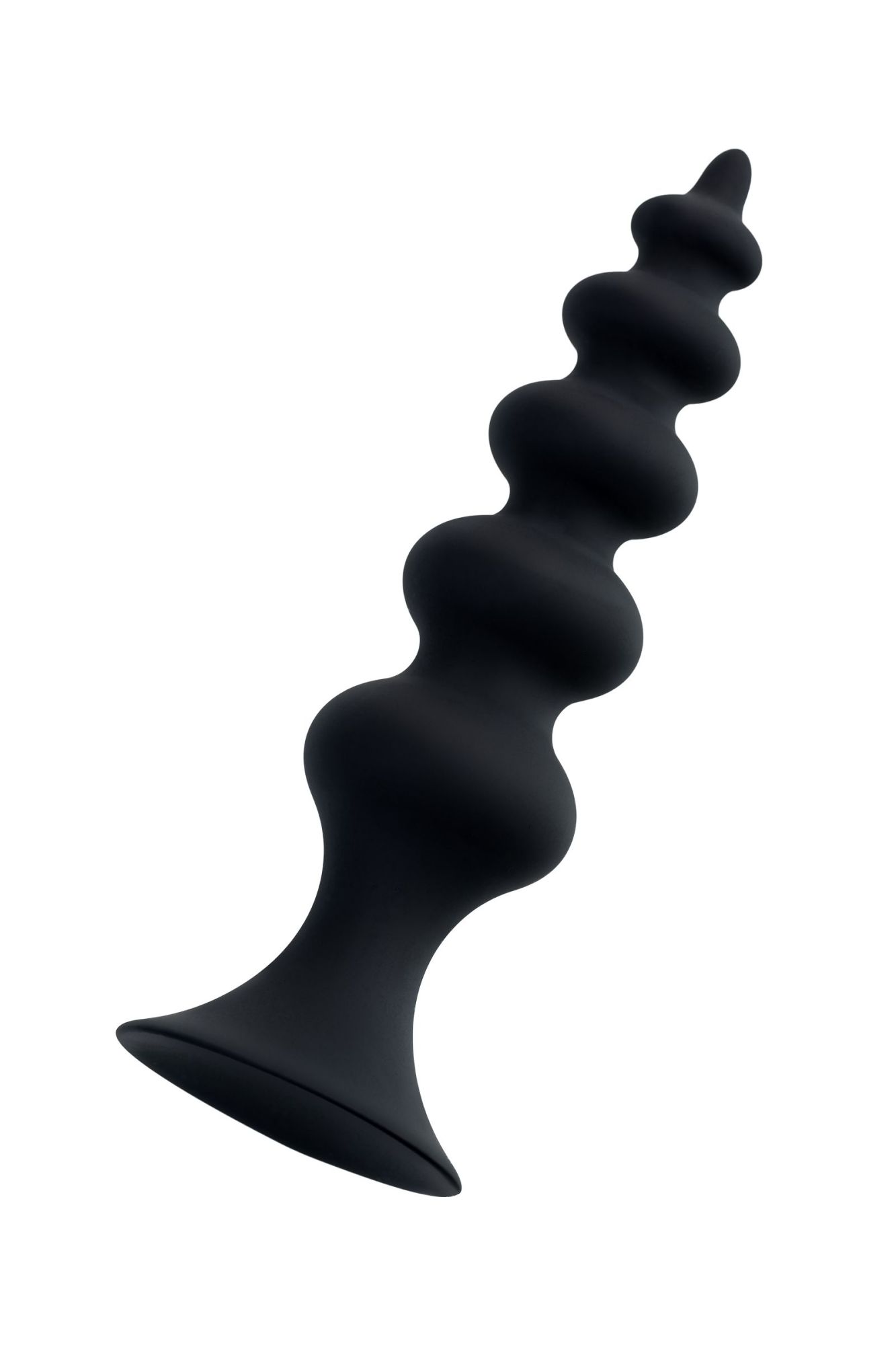 анальная втулка popo pleasure by toyfa indi, водонепроницаемая, силикон, черная, 11,5 см, ø 2,9 см в Воронеже