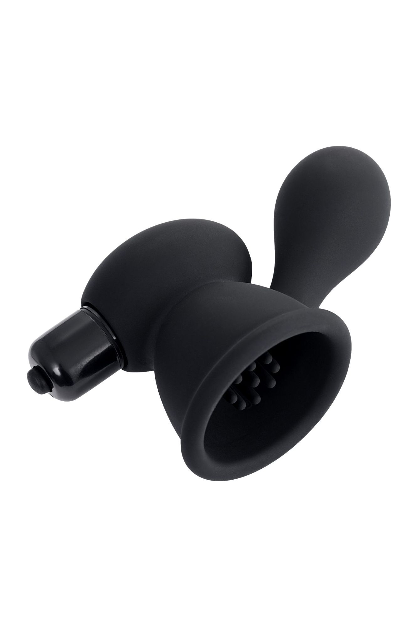 вибромассажер для сосков toyfa,силикон, черный в Воронеже