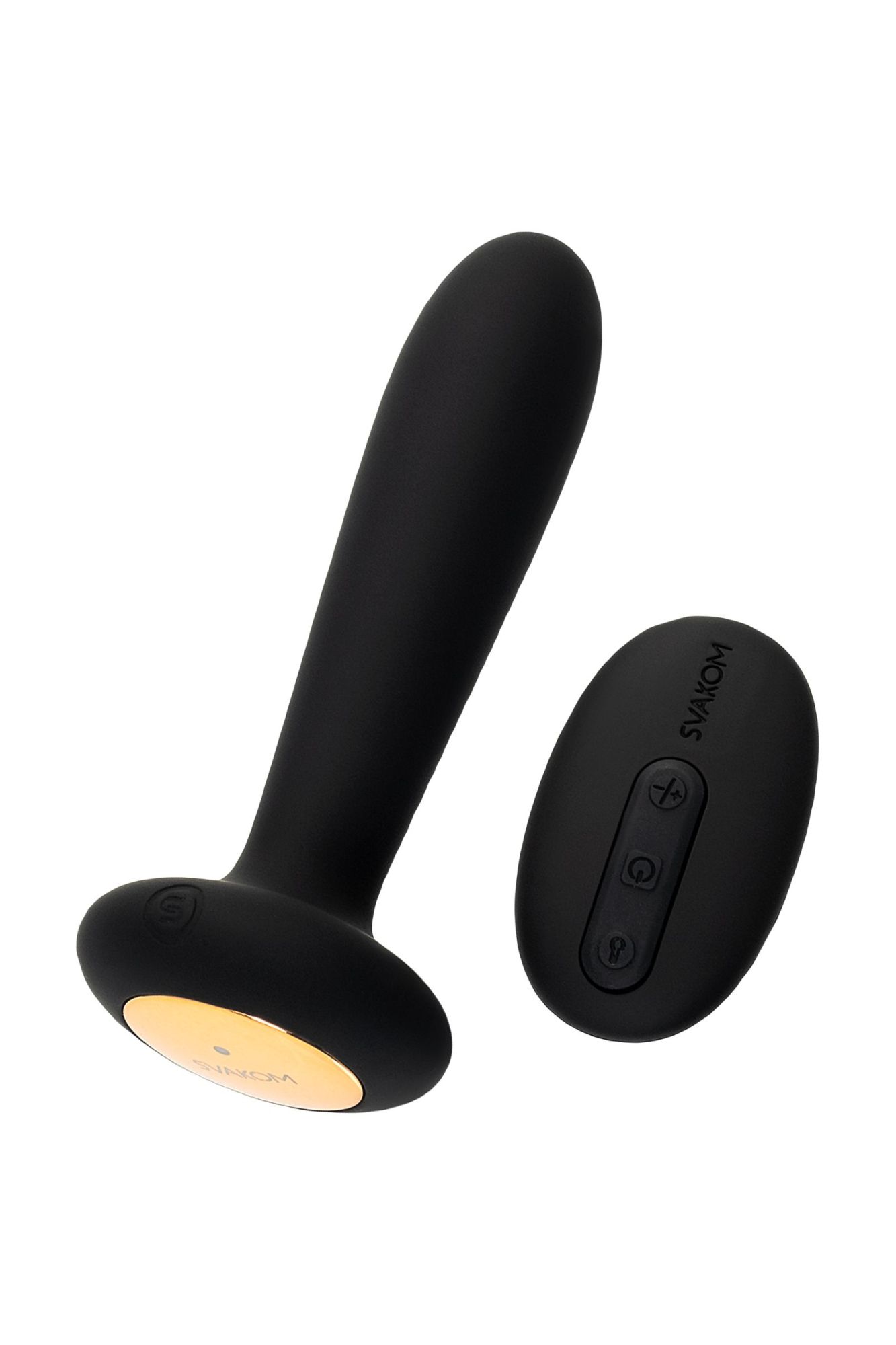 анальная втулка svakom primo, с подогревом, силикон, черный в Воронеже