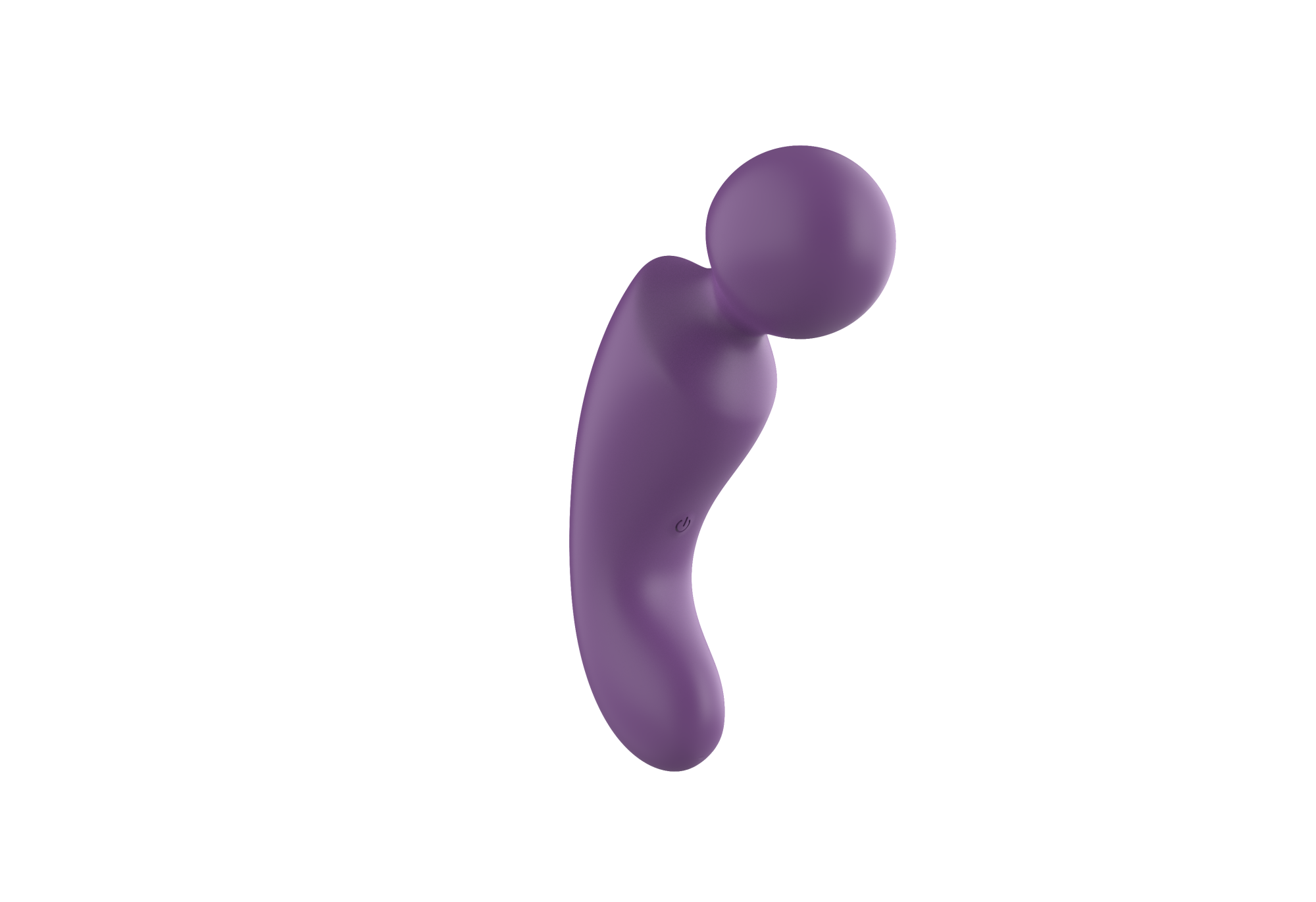 вибратор- вонд с изогнутым корпусом secwell sw24125-purple в Воронеже