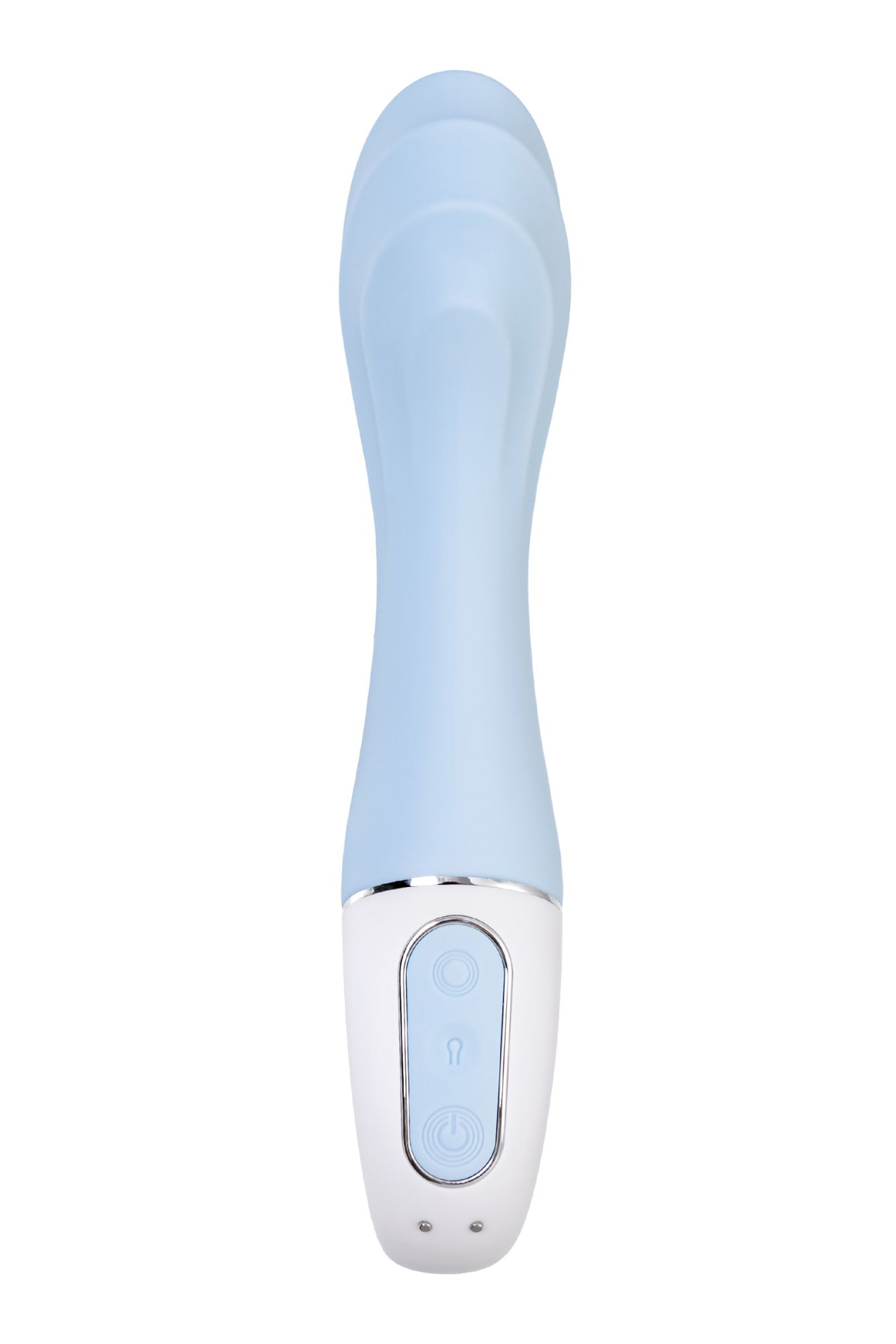 нереалистичный вибратор satisfyer air pump vibrator 5, силикон, голубой,  см. в Воронеже