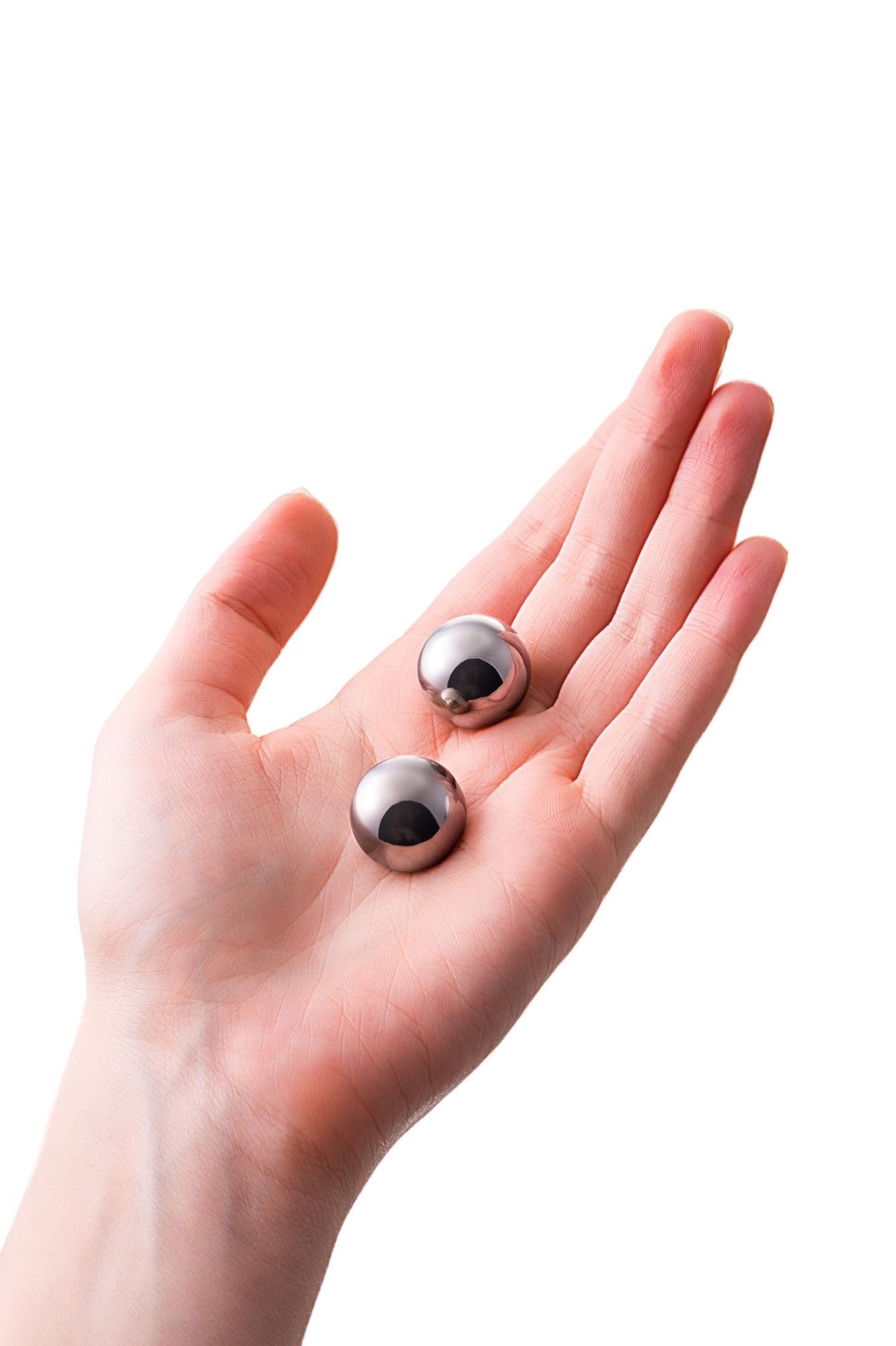 вагинальные шарики metal by toyfa, металл, серебряные, ø 2 см в Воронеже