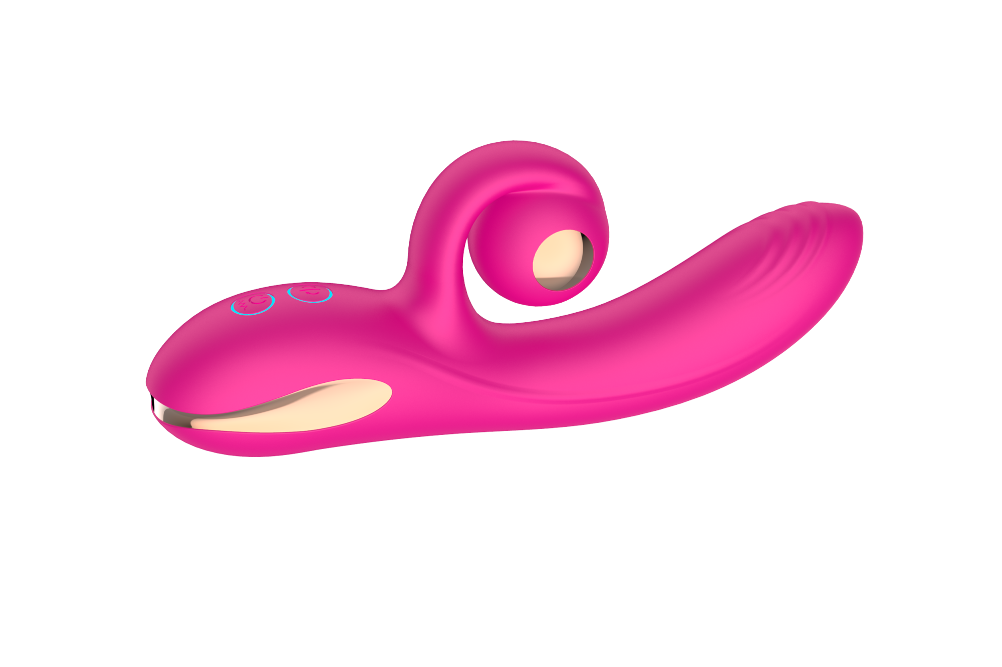 силиконовый вибратор-кролик с функцией вращения sw3052-hot-pink в Воронеже