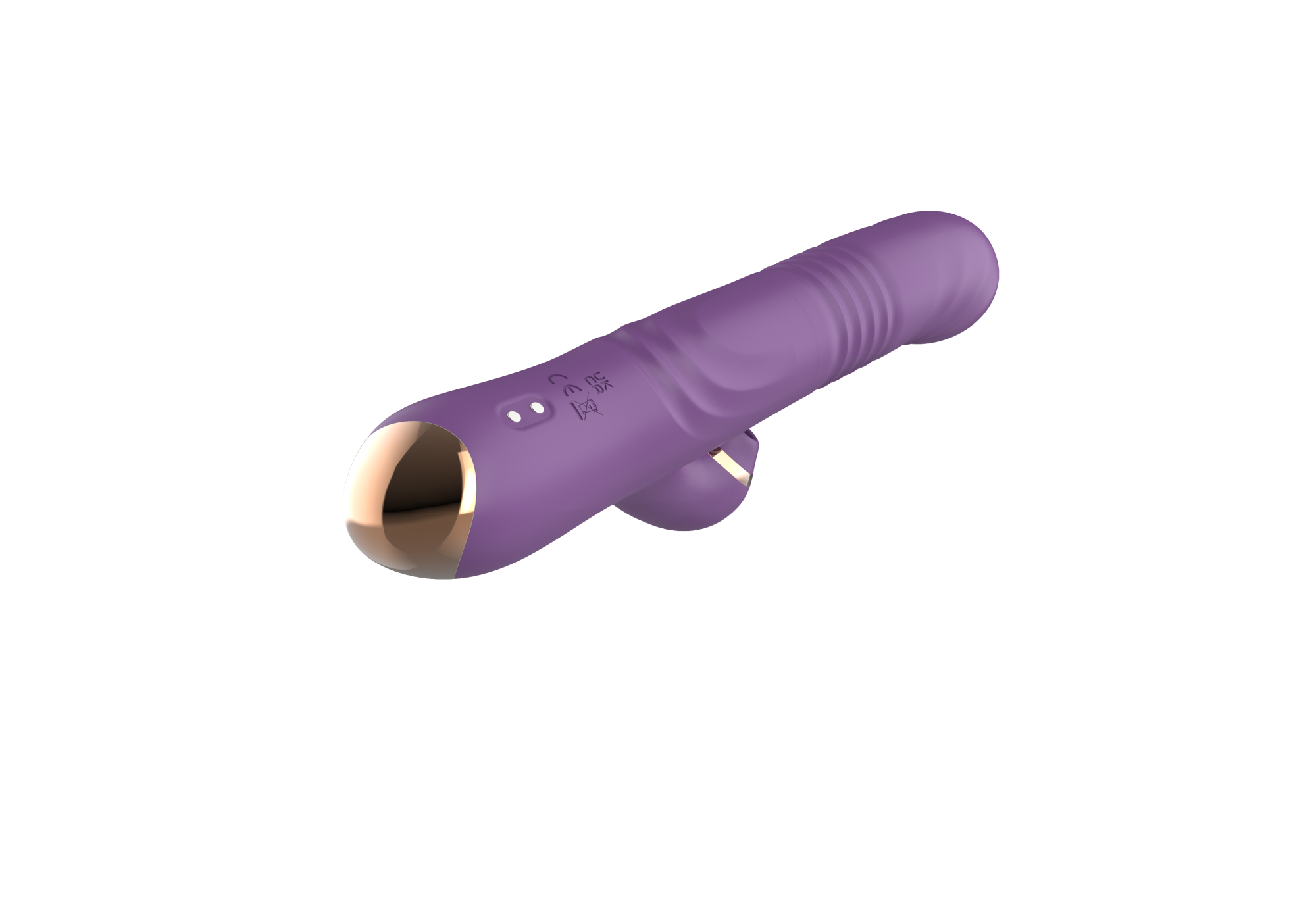 силиконовый вибратор с возвратно-поступательной стимуляцией sw24126-purple в Воронеже