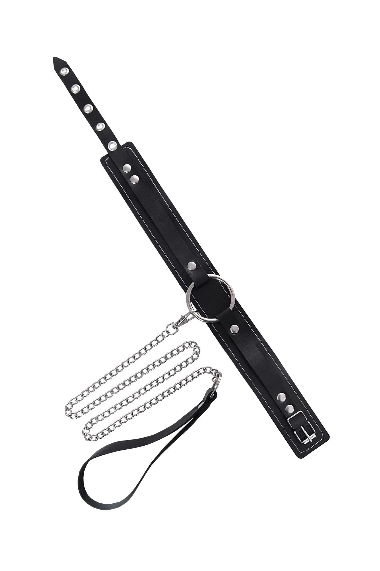 чокер-ошейник pecado bdsm, натуральная кожа, чёрный в Воронеже