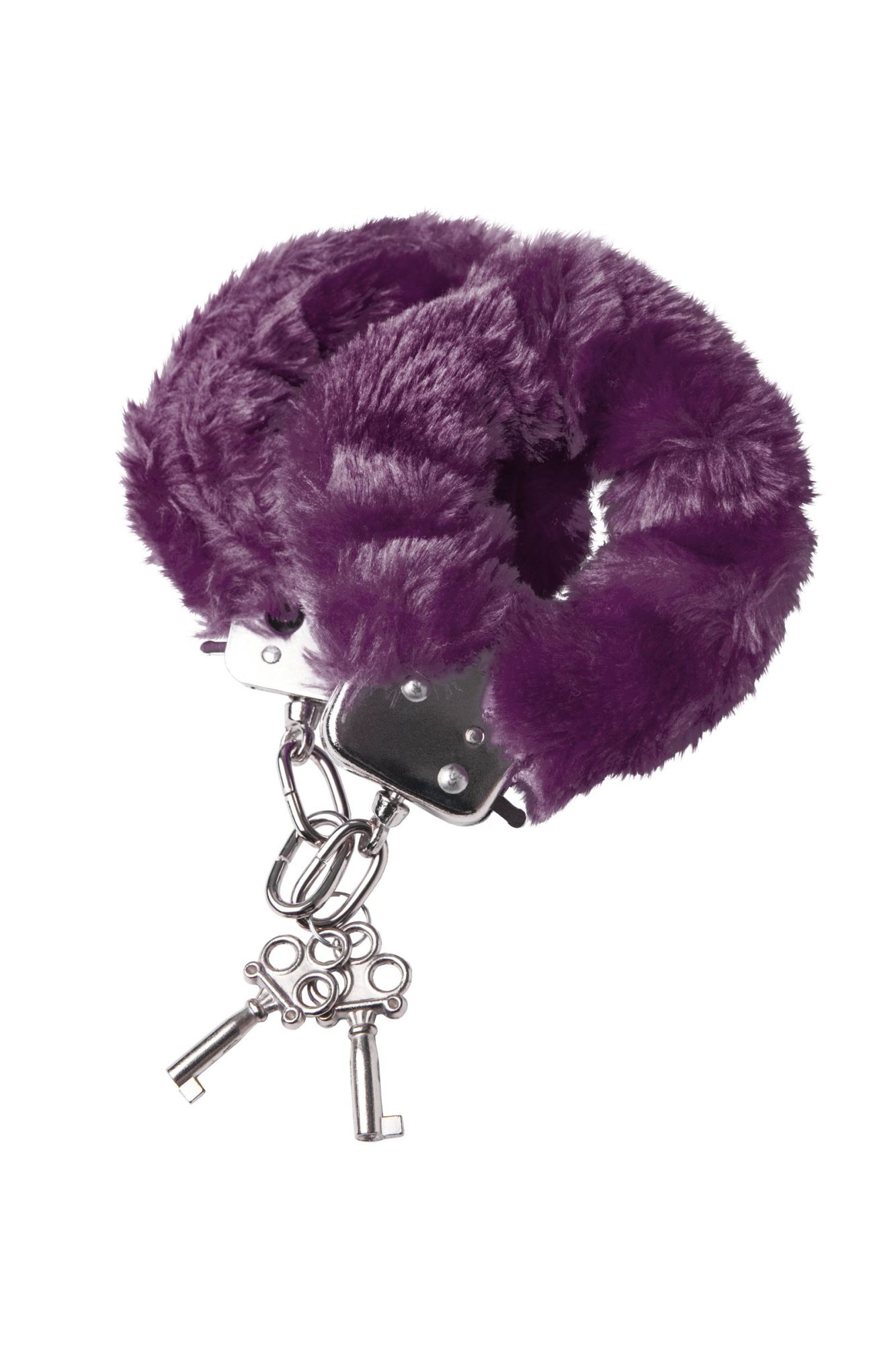 наручники toyfa theatre, меховые, фиолетовые, 28 см в Воронеже