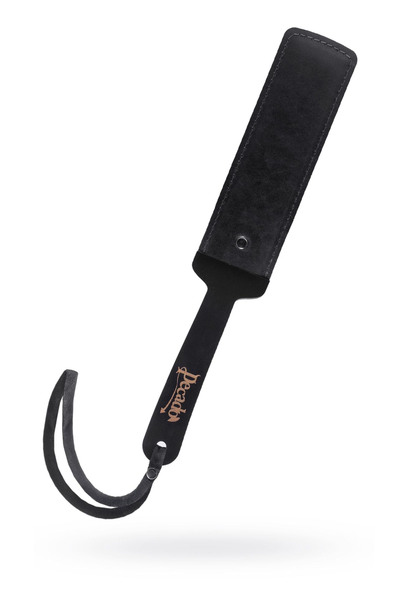 паддл pecado bdsm, гибкий, натуральная кожа и дерево, черный в Воронеже