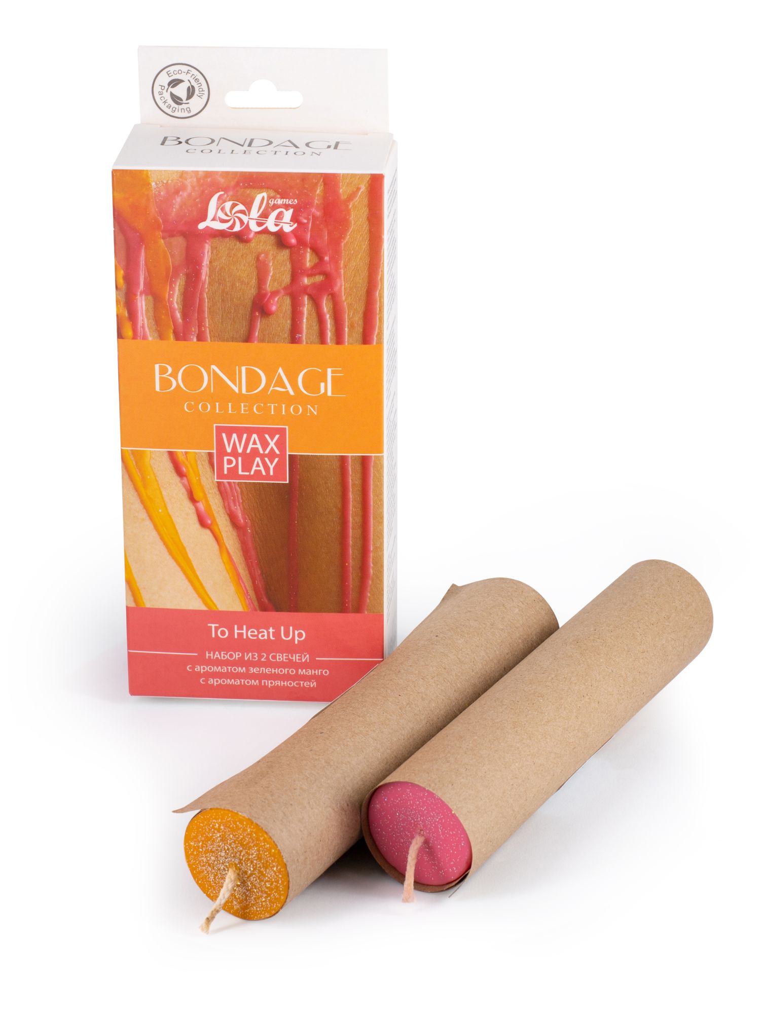 набор из 2 wax play свечей bondage to heat up 1067-01lola в Воронеже