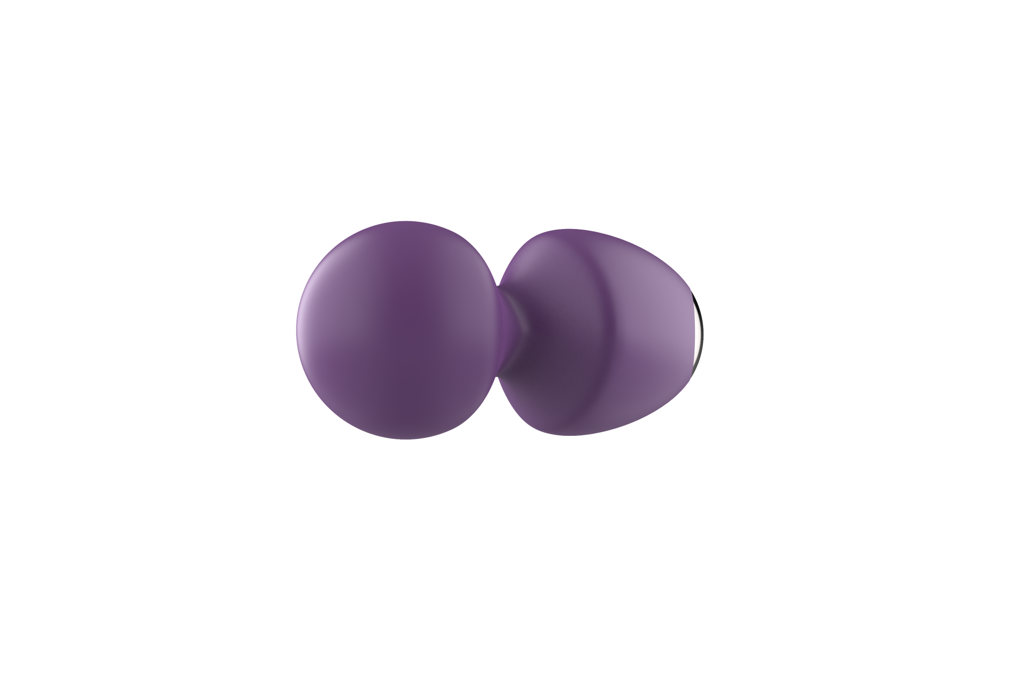 вибратор- вонд с изогнутым корпусом secwell sw24125-purple в Воронеже